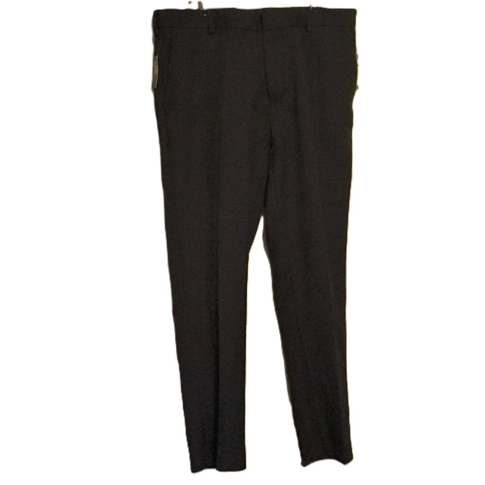 Van Heusen Black Traveler Slim Fit Pants 34 x 30